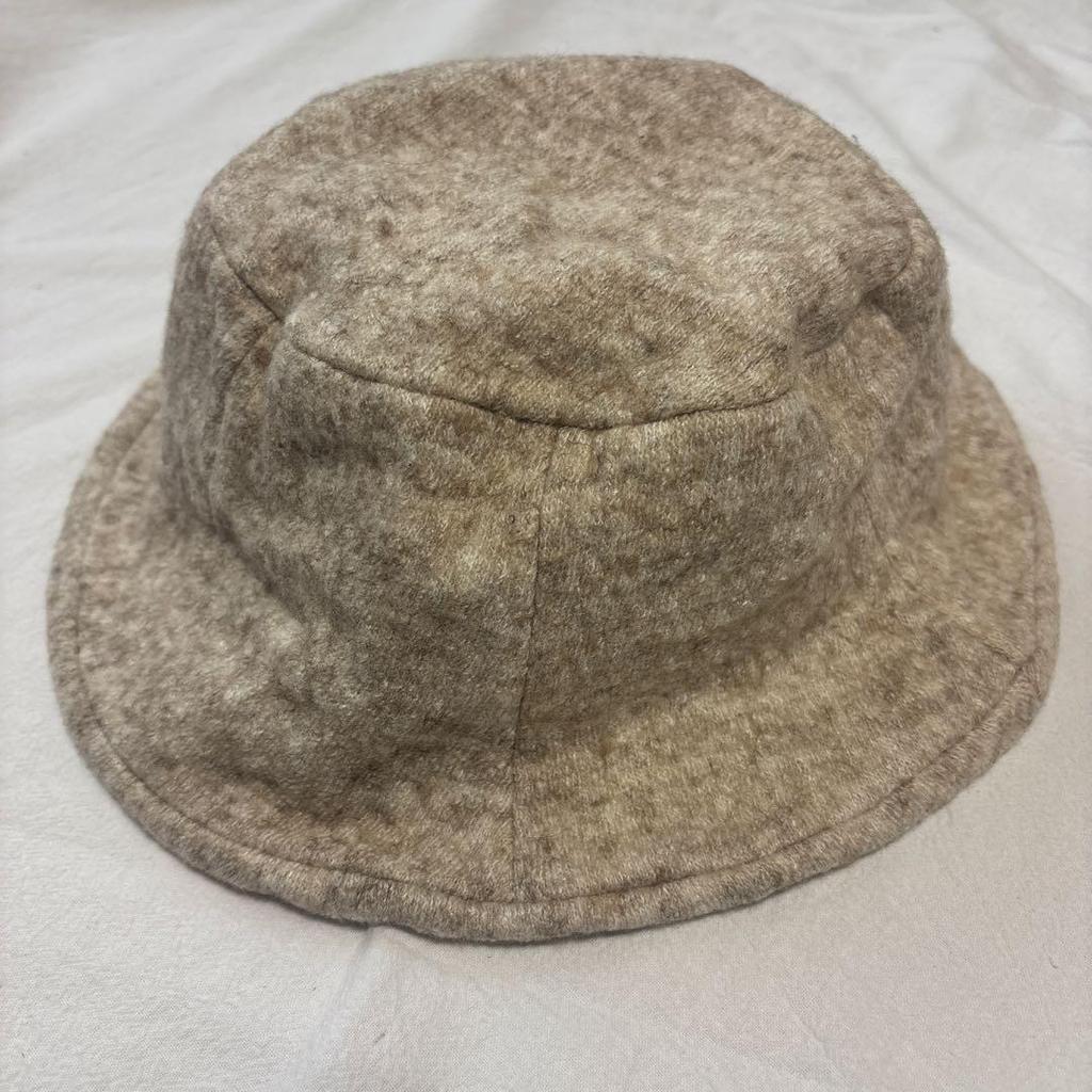 Used ORIENT MILLINERY Hat Beige Brushed Hat Cap 59