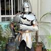 Cosplay Gothic Half Armor Suit Medieval Knight Chest Gauntlets Halloween And Festival Costume