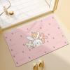 Cute Cartoon Bathroom Bathroom Door  Elderly Pregnant Woman Anti-slip Floor Mat Diatom Mud Water-absorbing Foot Mat
