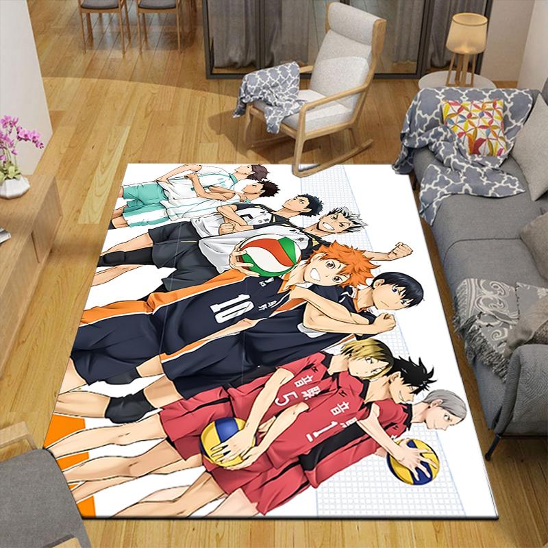 1Pc Haikyuu Volleyball Dreams Rug, Office Carpet Indoor Outdoor Doormat, Non-Slip, Comfortable, Living, Christmas Halloween, Xmas Gift S1212