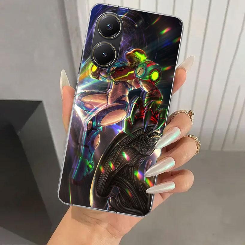 Game M-Metroids Phone Case for Xiaomi Poco X5 X6 X7 Pro F7 Ultra M7 Redmi 15 15C 13 13C 12 12C 10 10A 10C 9 9A 9C 9T Shell Poco