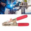 260A Earth Cable Clamp Brass A Shape Welding Ground Clamp with Protective Cover Safety Electric Argon Arc Welding Pliers
