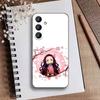 Nezuko O-Kamado Phone Case For Samsung Galaxy A73,A21s,A22,A31,A52,A53,A71,A41Soft Black Shell