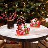 Runtow Felt Santa Claus Sled Ornaments Merry Christmas Decor for Home 2025 Xmas Navidad Gifts Happy New Year 2026