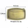 Belt Buckle Blank DIY Rectangle Buckles for