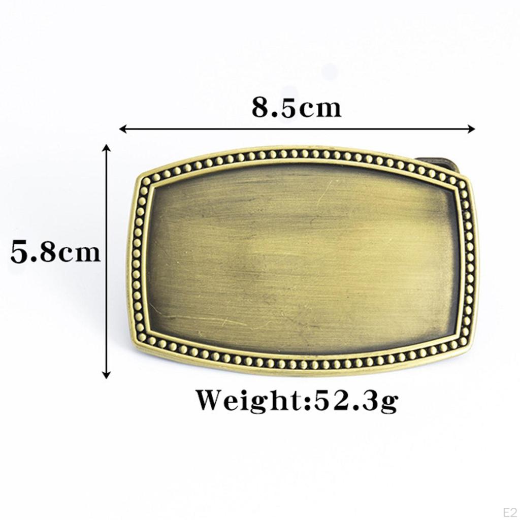Belt Buckle Blank DIY Rectangle Buckles for