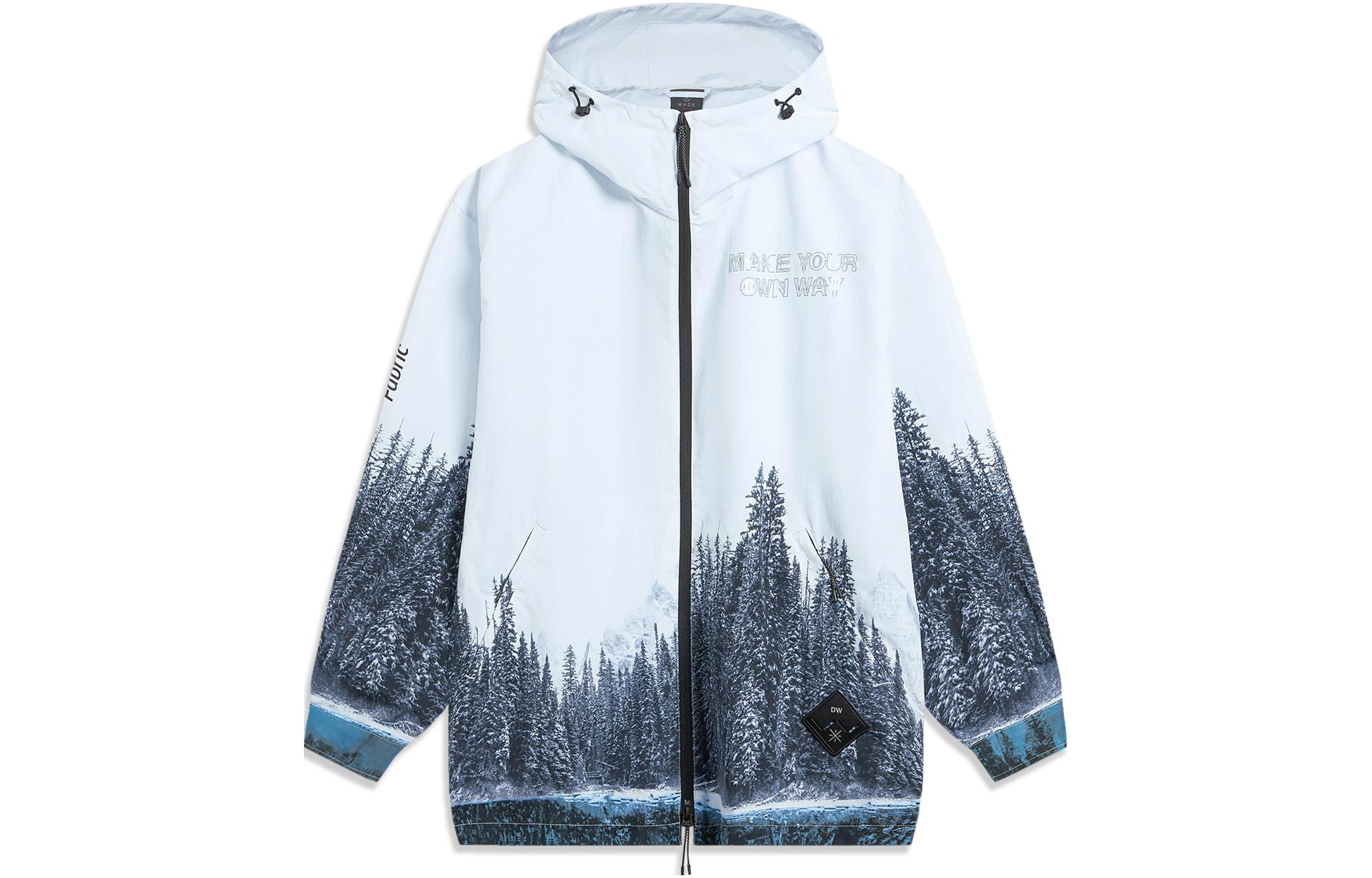 Li Ning Jackets Men s White Hooded Moderate Other AFDT773-1 XL