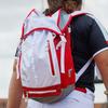 Marucci Baseball Backpack with Bat BAG BARRACKS MBBRCKBP and Storage, (Black/FF/Men's Women's)