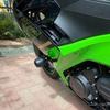 MAKGAGAAI Frame Sliders Engine Sliders Fairing Guards Compatible Models: Ninja400 Ninja250 Made of Aluminum and POM Anti-Tip Black