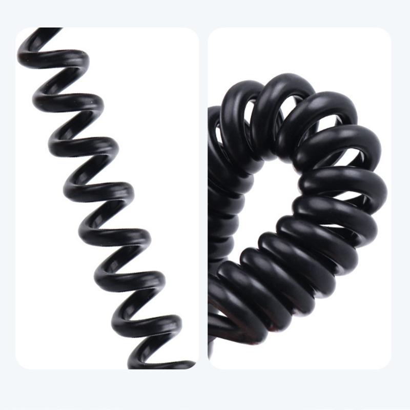 USB C/A to Type C Cable Fast Charging Cable 6A Coiled Cord For Car Auto Phones Efficient Power Supply Cord