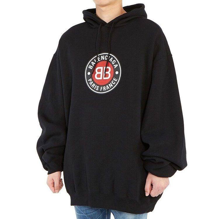 Balenciaga Paris France Print Hoodie 641679TJV771000