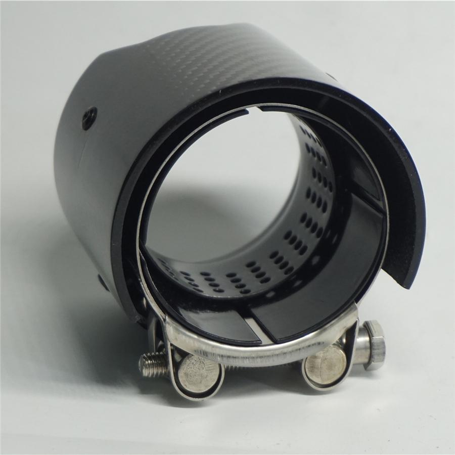 4Pcs 73MM IN 93MM OUT Glossy 100% Real Carbon Fiber Exhaust tip For BMW M Performance exhaust pipe M2 F87 M3 F80 M4 F82 F83 M5 F10 M6 F12 F13 X5M X6M