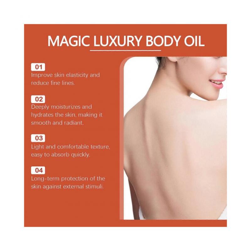 Magics Body Firming Oil Luxury Body Oil Hydrating and Firming Skin Oil for Full Body, Arms, Chest, Thighs and Tummys