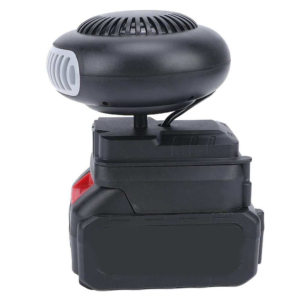 Portable Defogger, 12000mAh Battery Powered Space Heater Electric Tricycle Car Heater with 2 Speed Levels and 2 X USB Output, ABS