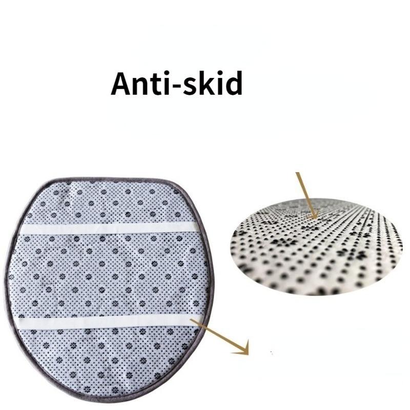 3'lü Set Banyo Banyo Paspas Seti Yumuşak Kaymaz 2 ADET Arnavut Kaldırımı Mat Banyo Halısı Emici Duş Halıları Tuvalet Kapağı Zemin