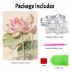 Lotus Pearl Painting Painting Handmade Creative Projects. Home Wall Decoration.