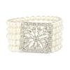 Retro multi-layer pearl diamond bracelet pearl bracelet European and American temperament evening dress versatile bracelet