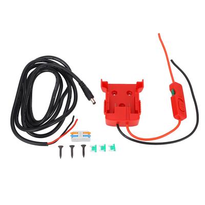 Battery Adapter with 16AWG DC Power Cable Portable Power Kit for Mini Dish Antenna for 48 11 1828