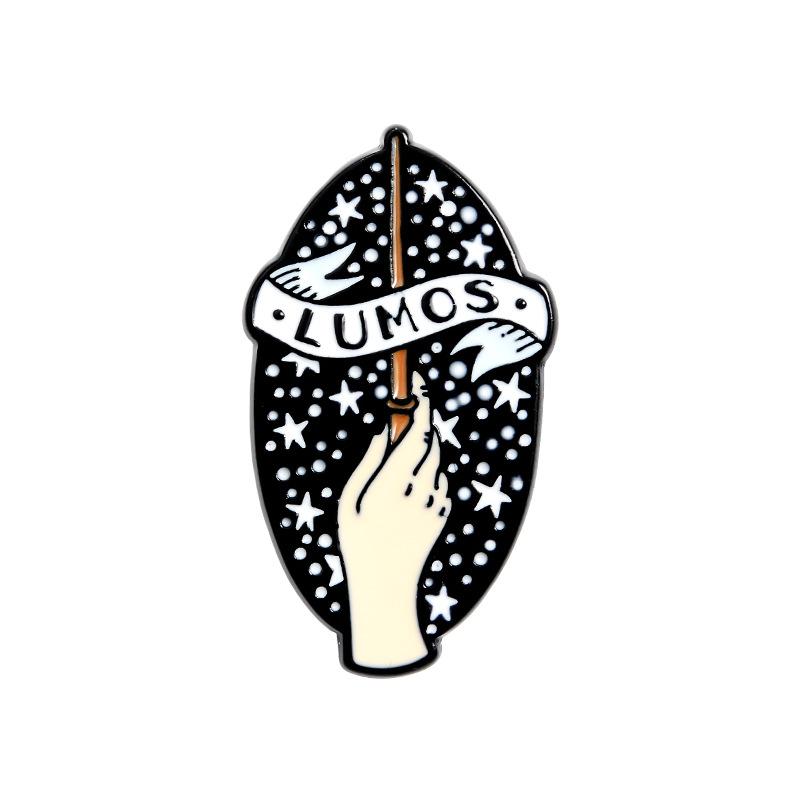 Starry Lumos Charming Sky Alloy Brooch With Geometric Design For Unique Style