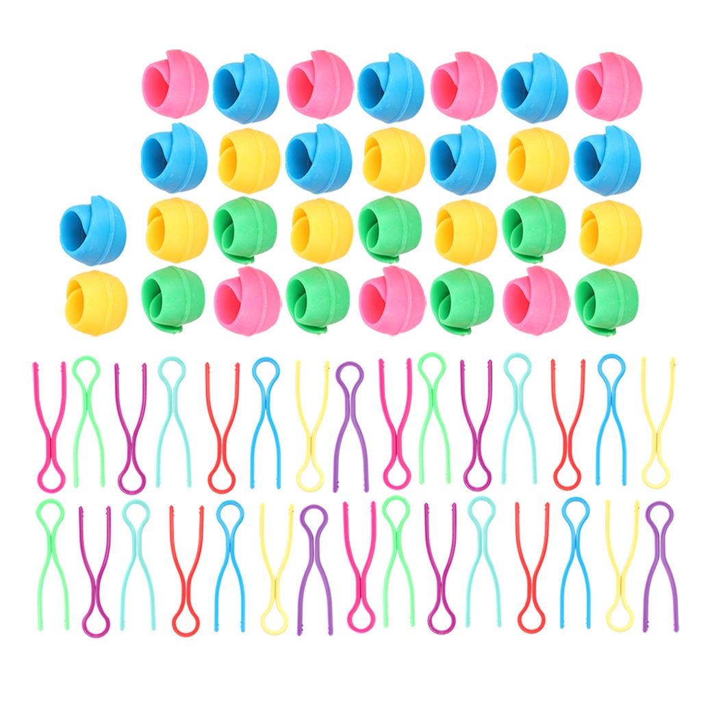 60Pcs Bobbin Thread Holder Spool Huggers Clips Organizing Clamps Sewing Accessories