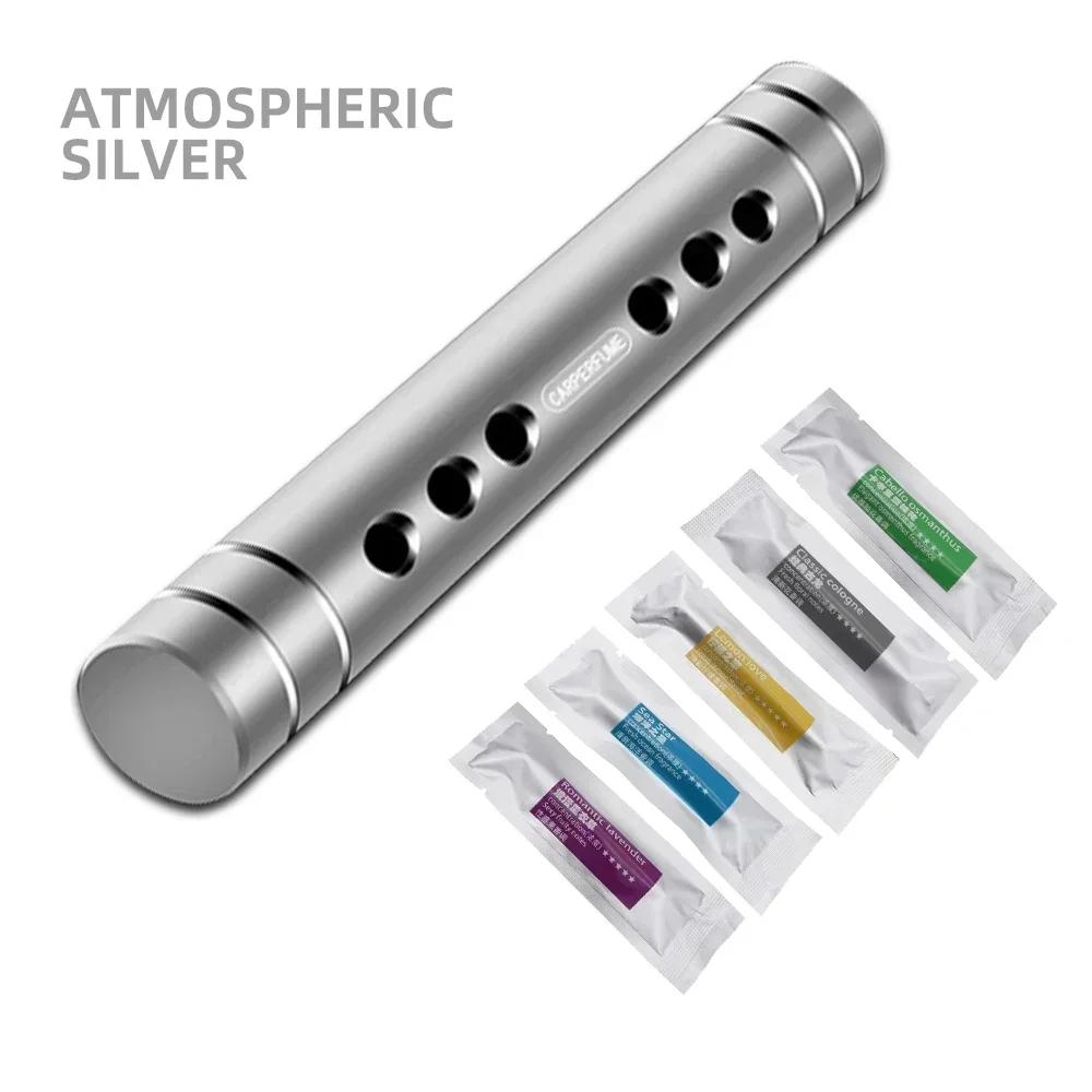 

Креативная ароматическая палочка для воздуховода, клипса-диффузор для воздуховода автомобиля, декоративное украшение, многоразовый освежитель воздуха для салона автомобиля, несколько ароматов серебряный