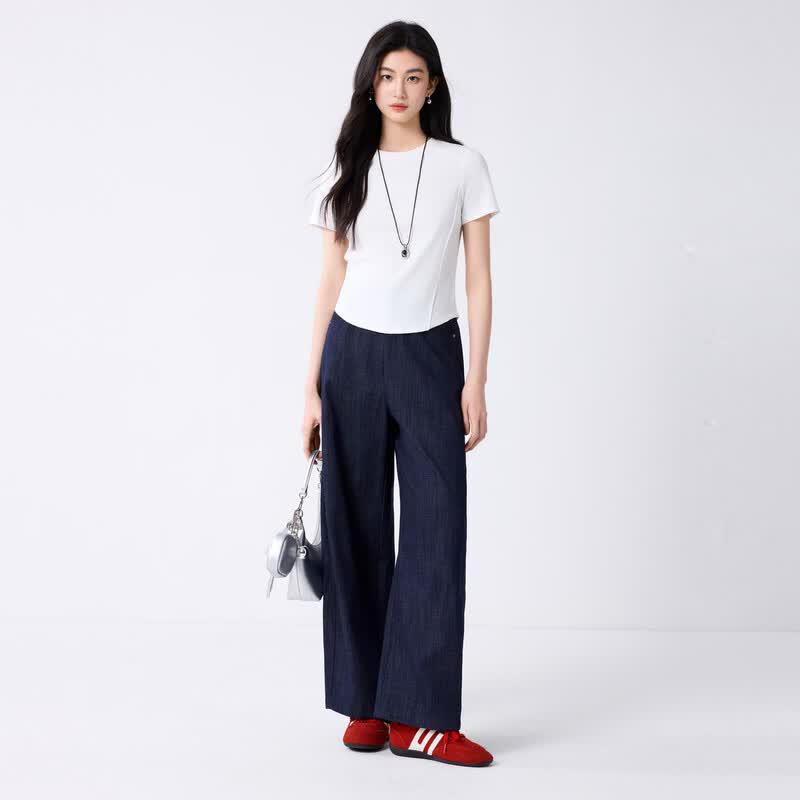 FivePlus Women's Basic Solid T-Shirt