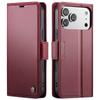 Pro iPhone 18 Pro Max 18 Pro Pouzdro Kožená Peněženka Držák na Karty Magnetický Sklopný Kryt Nárazuvzdorný Stojánek RFID Blokování Ženy Muži