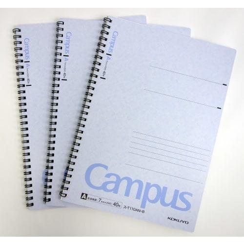 KOKUYO Note Ring Notebook Campus 3-Book Pack Su-T110A-BX3 s podšívkou A