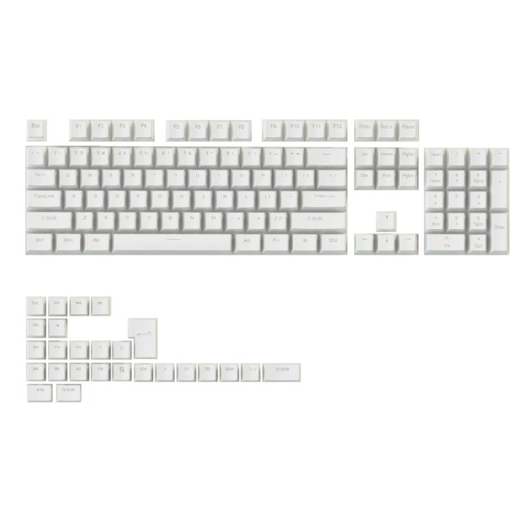 130Keys PBT Keycap Pudding OEM Profile Backlit for RGB Mechanical Keyboard
