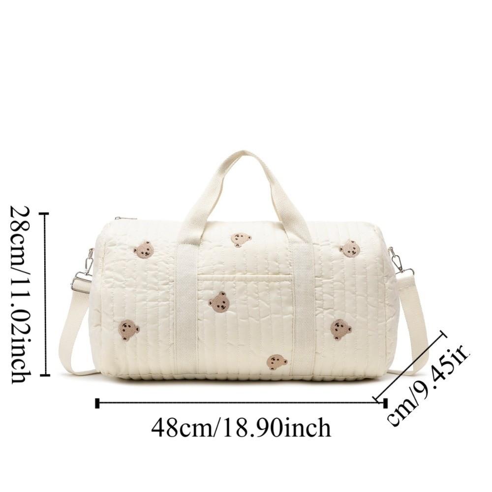 Multi Functional Embroidered Travel Bag Large Capacity Cute Mommy Bag Travel Luggage Bag  Business