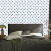 Dolphins Wallpaper White and Blue for Living Room and Bedroom 50x1000