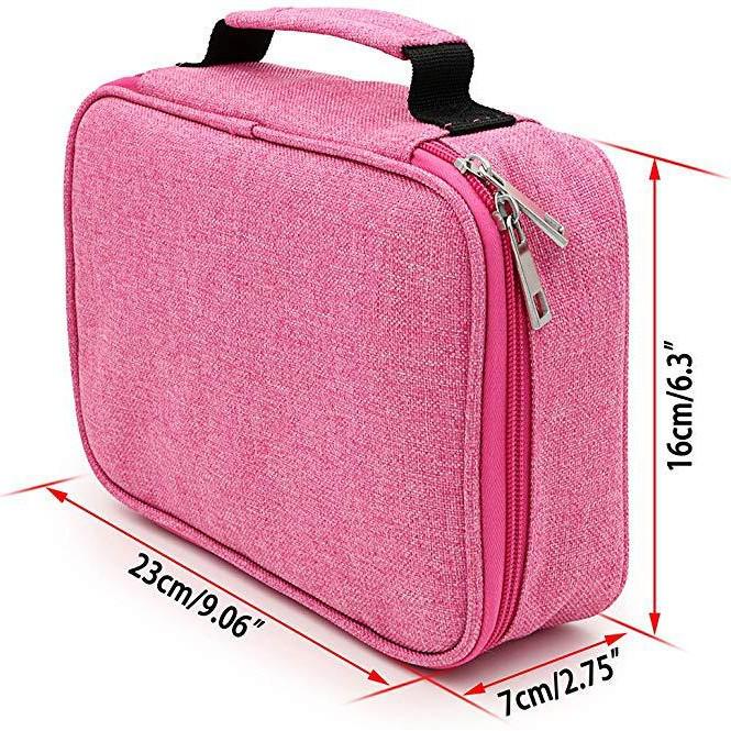 Estuche impermeable de gran capacidad para lápices - Organizador de bocetos y papelería para estudiantes - 72 colores