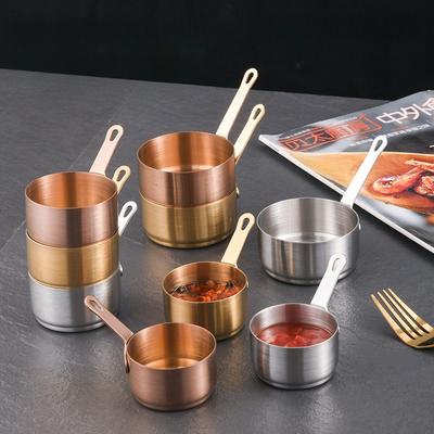 S/M/L Size Sauce Pan Pot Stainless Steel Nonstick Milk Pot with Handle Mini Saucepan for Making Coffee Butter Kitchen Gadgets