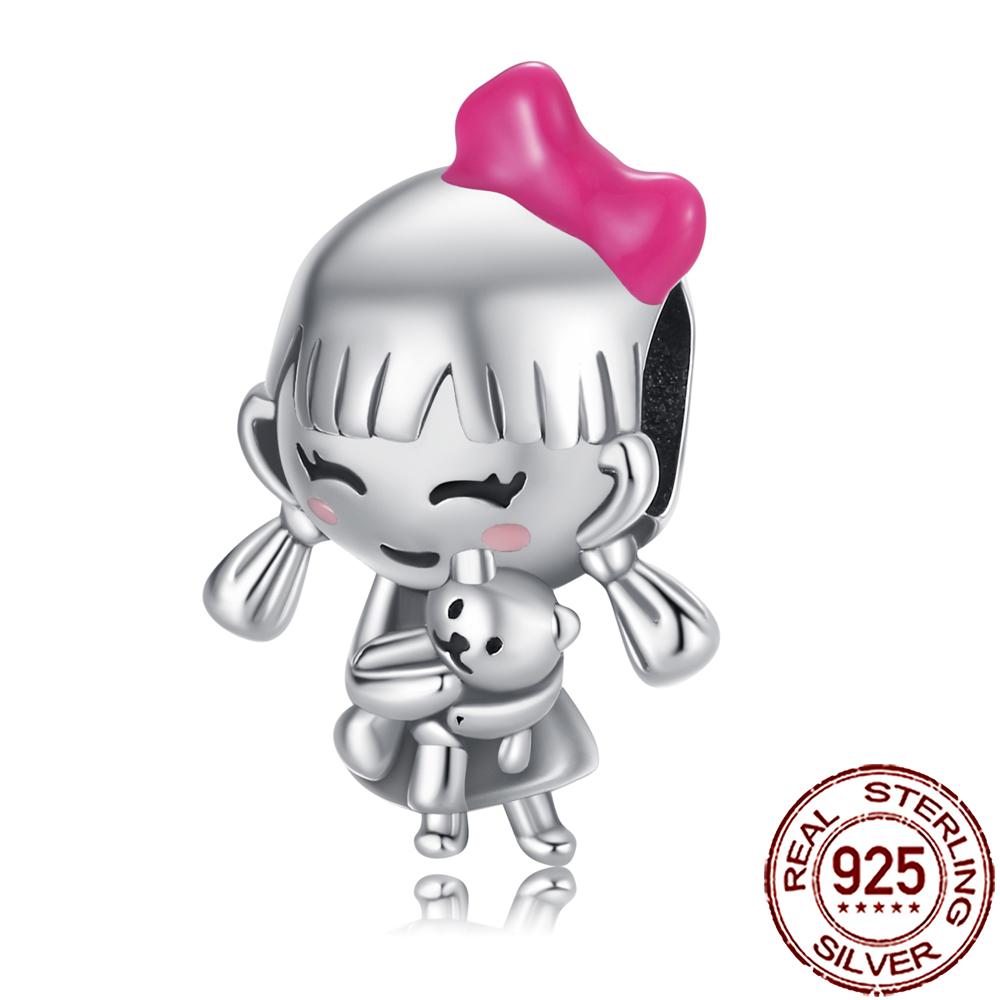 New Charms Copper Sister Daughter Mum Mother Family Love Heart Beads Fit Origina Bracelet Necklace Diy Jewelry