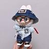 17cm Labubu Doll Outfit Set Sportswear Tracksuit With Hat Water Bottle Accessory Glasses 5 Or 6 Pieces