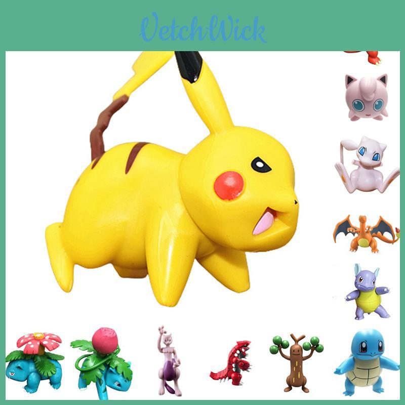 Colorful Pokemon Collection Doll Figure Pikachu Mewtwo Charizard For Kids Gift