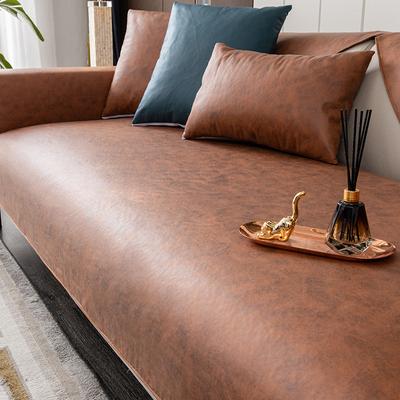 Cuscino per divano estivo in stile lusso leggero, universale in tessuto tecnologico moderno impermeabile e antiscivolo, fasciatoio per tutte le stagioni