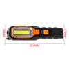 LED Work Light COB Car Garage Inspection Lamp Magnetic Torch USB Rechargeable