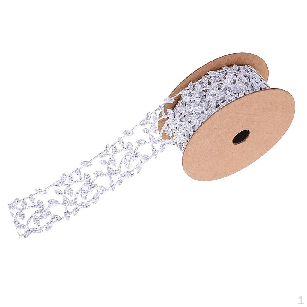 

30 мм полый лист кружева ленты для украшения дома свадебной вечеринки серебряный