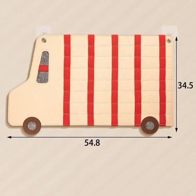 Автомобильная игрушка Большая вместимость Хранение Настенная подвесная сумка Детская машинка-игрушка Дисплей Войлочная подвесная сумка Большой вместимости Подвесной ящик для хранения B