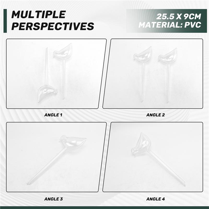 

AD23-10 Pcs Auto Drip Irrigation Automatic Dripper Bird Shape Flower Pot Waterer For Plants Flower Waterers Drip Garden Tools прозрачный