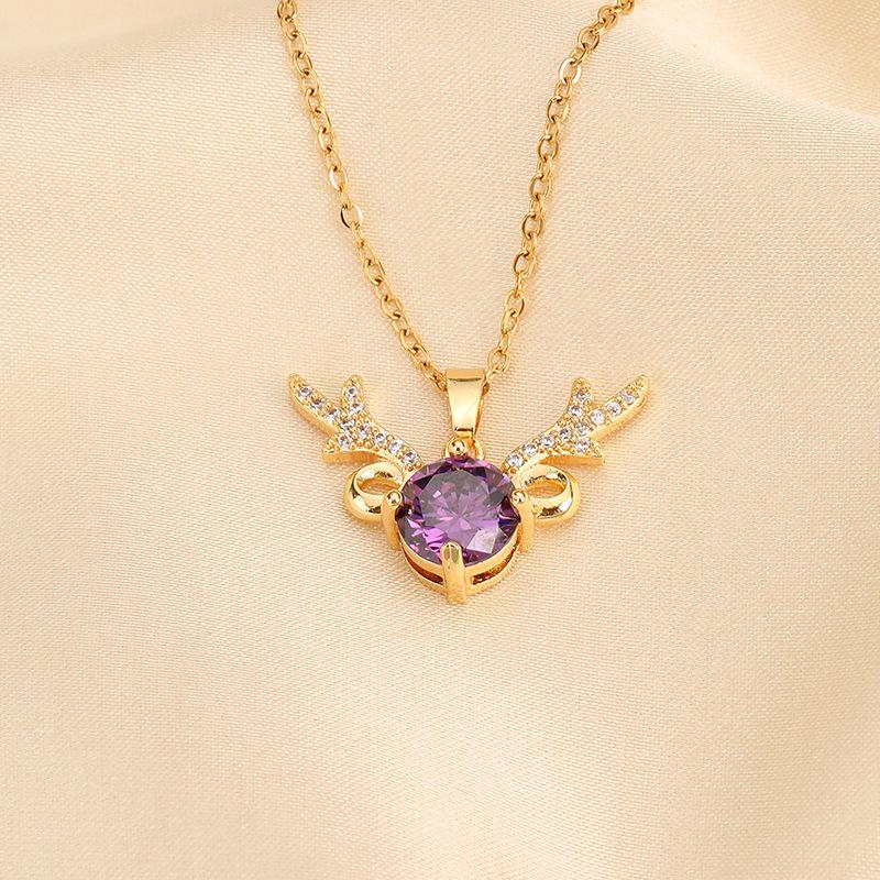 Titanium Steel Non-fading Necklace - European & American Style, Light Luxury, Versatile Korean Fashion, Perfect for Women and Girlfriend Gifts.