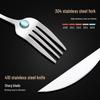 Extended Thickened Stainless Steel Dinner Knife & Fork Set