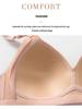 Plus Size Wireless Bra - Slimming, Molded Cup for Large Bust, Adjustable Fit for Middle-Aged Women