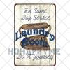 Segni Targa Retro per Lavanderia Segno Pittura su Latta Vasca Idromassaggio Bagno Metallo Poster Adesivi Murali Vintage Decorazione Casa Piatti 20x30cm