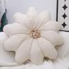 Minimalist Dutch Velvet Floral Shape Cushion Comfortable Washable Sofa Pillow Decorative Soft Bedroom Pillow Bedroom Decor