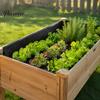 Cuttable Garden Bed Liner Raised Liner, Keeps Soil Contained and Water Drainage, Breathable Durable Planter Box Non Woven Fabric Plant for Large