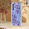 Flower Phone Case on For Samsung Galaxy S25 S24 S23 Ultra Plus FE S25 Edge High Transparency Flower Pattern Clear Soft TPU Cover