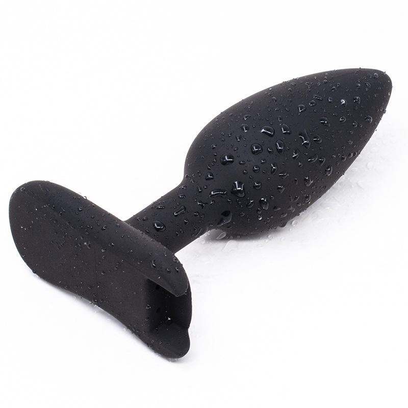 Multi-Frequency Silicone Anal Plug with Stepless Speed Control for G-Spot Stimulation and SM Play.