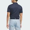 Adidas Ultimate365 Elevated Twistknit Golf Polo Shirt Men Polo Shirts Navy-Blue Gray JF4885